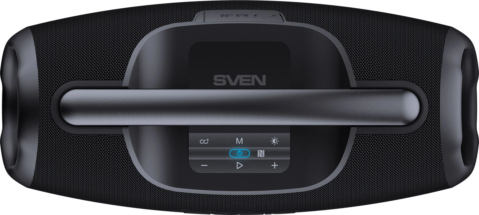 Колонка порт. Sven АС PS-990 черный 180W 2.0 BT/3.5Jack 5200mAh (без.бат) (SV-022891)