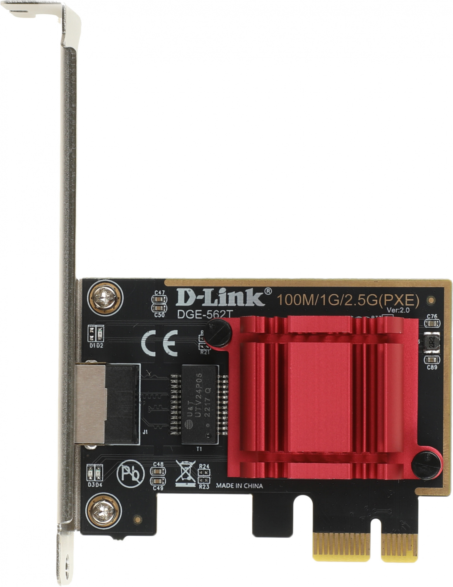 Сетевой адаптер 2.5G Ethernet D-Link DGE-562T DGE-562T/A PCI Express x1