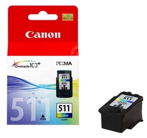Картридж струйный Canon CL-511 2972B007/004/001 многоцветный печ.гол.в компл. для Canon MP240/MP260/MP480