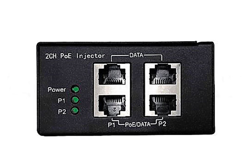 Midspan-2/602G - PoE-инжектор Gigabit Ethernet на 2 порта. Соответствует стандартам PoE IEEE 802.3af/at. Автоматическое определение PoE устройств. Мощность PoE на порт - до 30W. Суммарная мощность PoE - до 60W