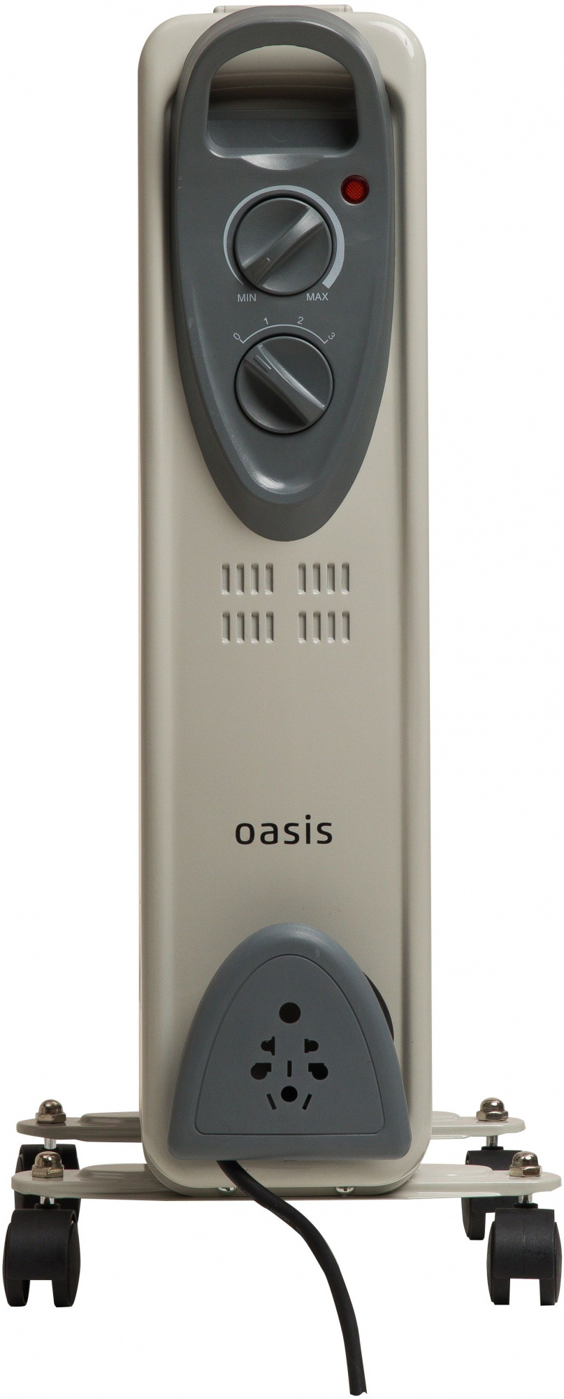 Радиатор масляный Oasis UT-10 1000Вт серый