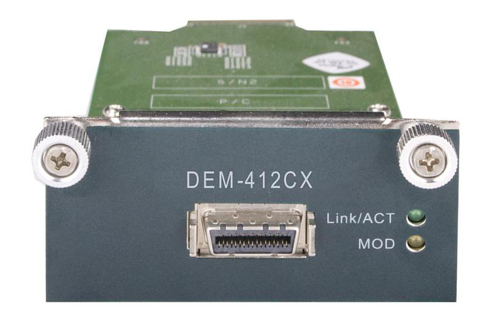 DEM-412CX/A1A PROJ Модуль для стекирования коммутаторов D-Link серии DGS-3610 с 1 портом 10GBase-CX4