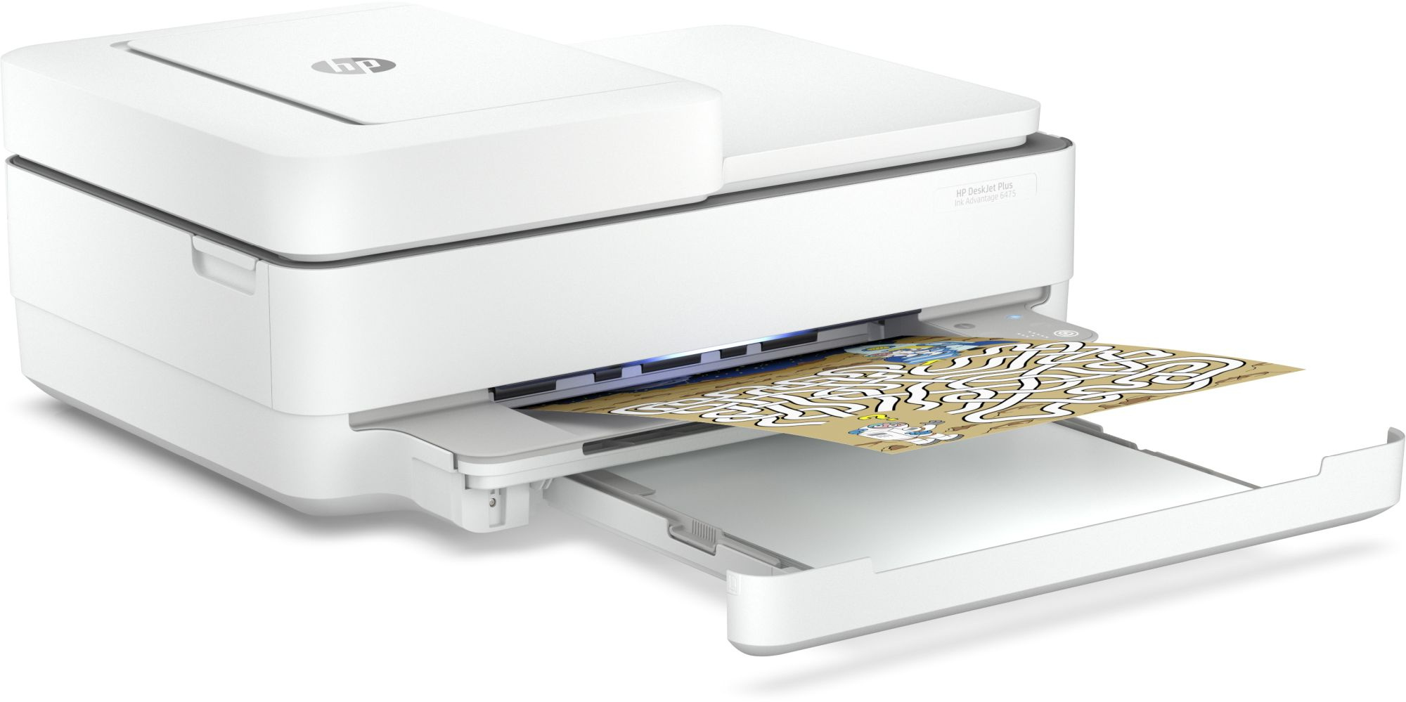 МФУ струйный HP DeskJet Plus Ink Advantage 6475 (5SD78C) A4 Duplex WiFi белый