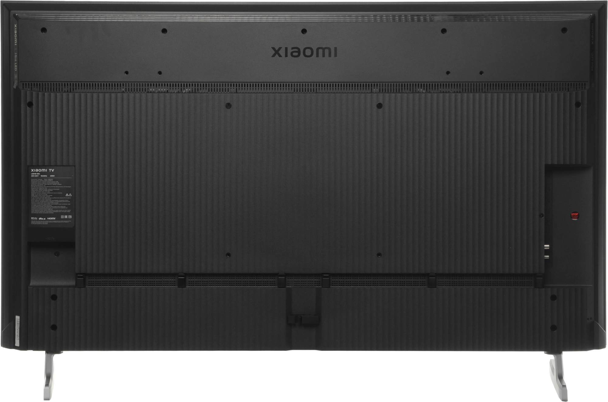 Телевизор QLED Xiaomi 55" TV S Pro Mini LED 55 2026 Slim Design темно-серый 4K Ultra HD 144Hz DVB-T2 DVB-C DVB-S2 USB WiFi Smart TV
