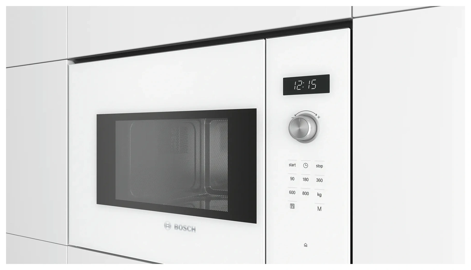 Микроволновая печь Bosch BFL524MW0 20л. 800Вт белый (встраиваемая)