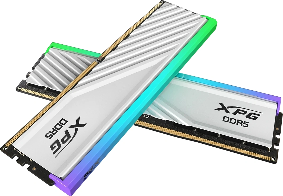 Память DDR5 2x16GB 6000MHz A-Data AX5U6000C3616G-DTLABRWH XPG Lancer Blade RGB RTL Gaming PC5-48000 CL36 DIMM ECC 288-pin 1.35В kit single rank с радиатором Ret