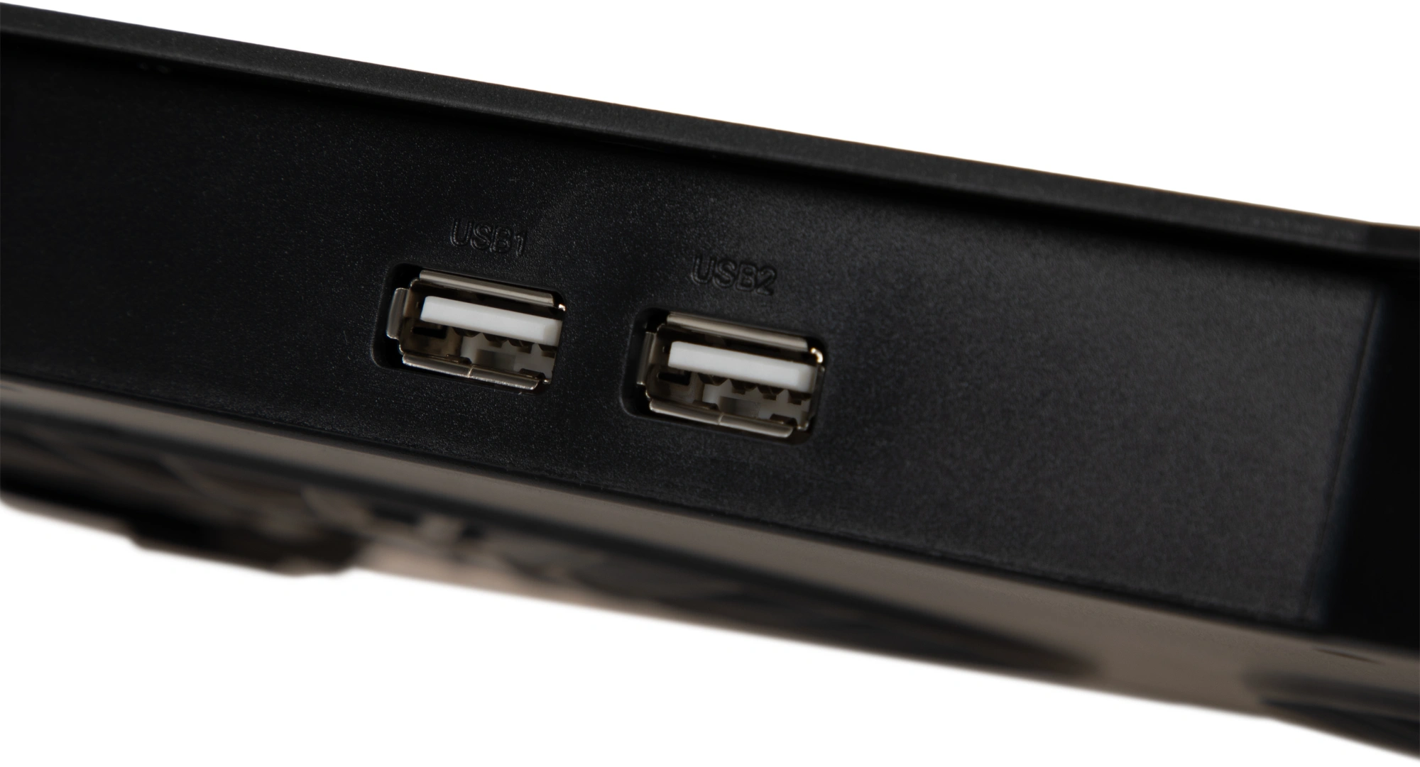 Подставка для ноутбука Digma D-NCP180-2x110 18" 410x280x34мм 20дБ 2xUSB 2x 110ммFAN 700г пластик ABS черный