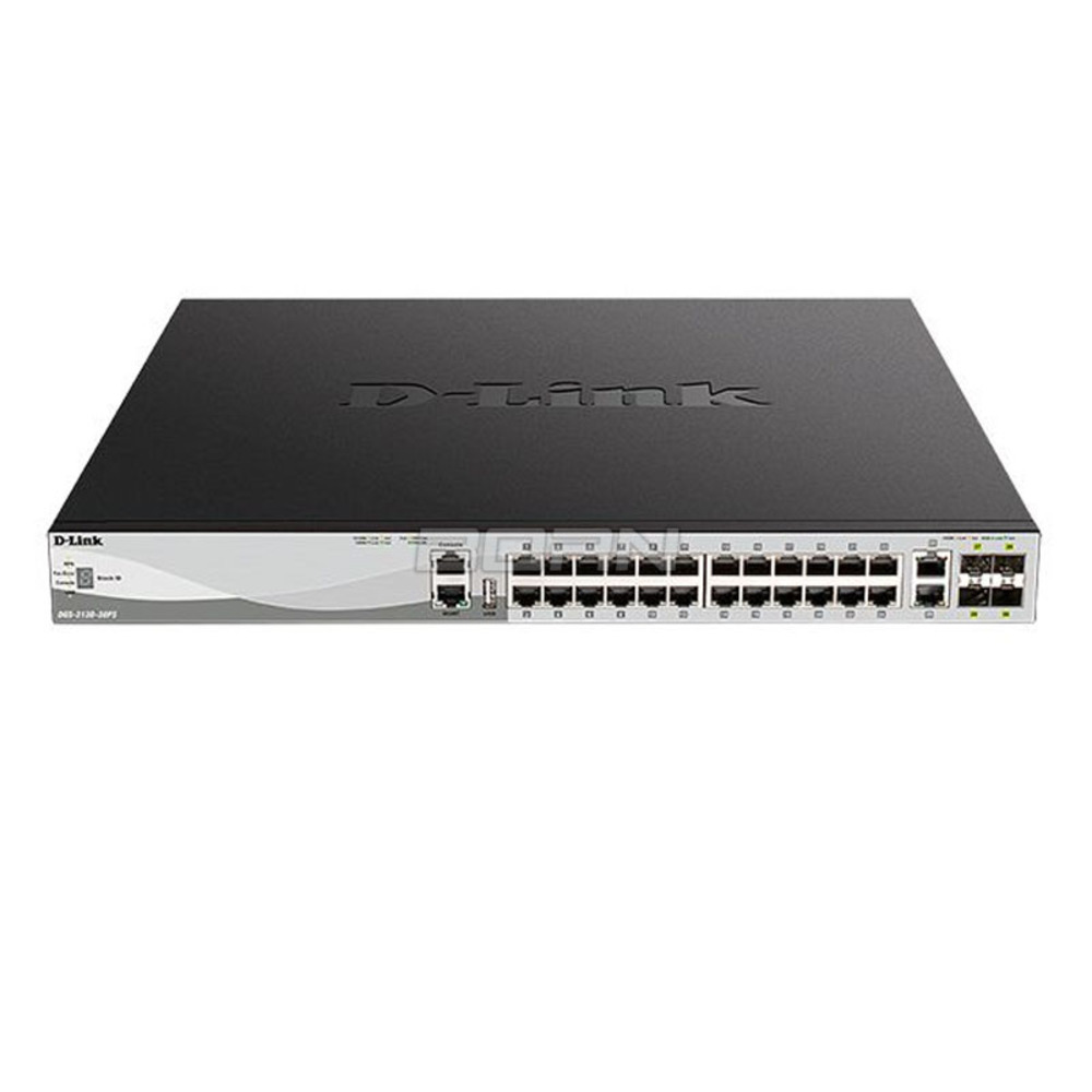 DGS-3130-30PS/B2A - Управляемый коммутатор L3 с 24 портами 10/100/1000Base-T D-Link DGS-3130-30PS/B2A