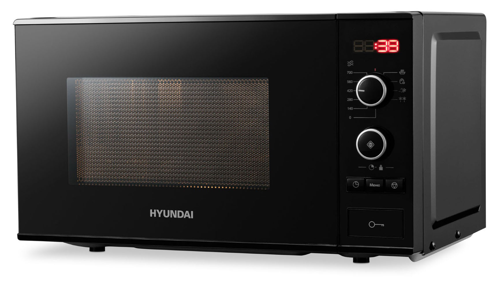 Микроволновая Печь Hyundai HYM-D3032 20л. 700Вт черный