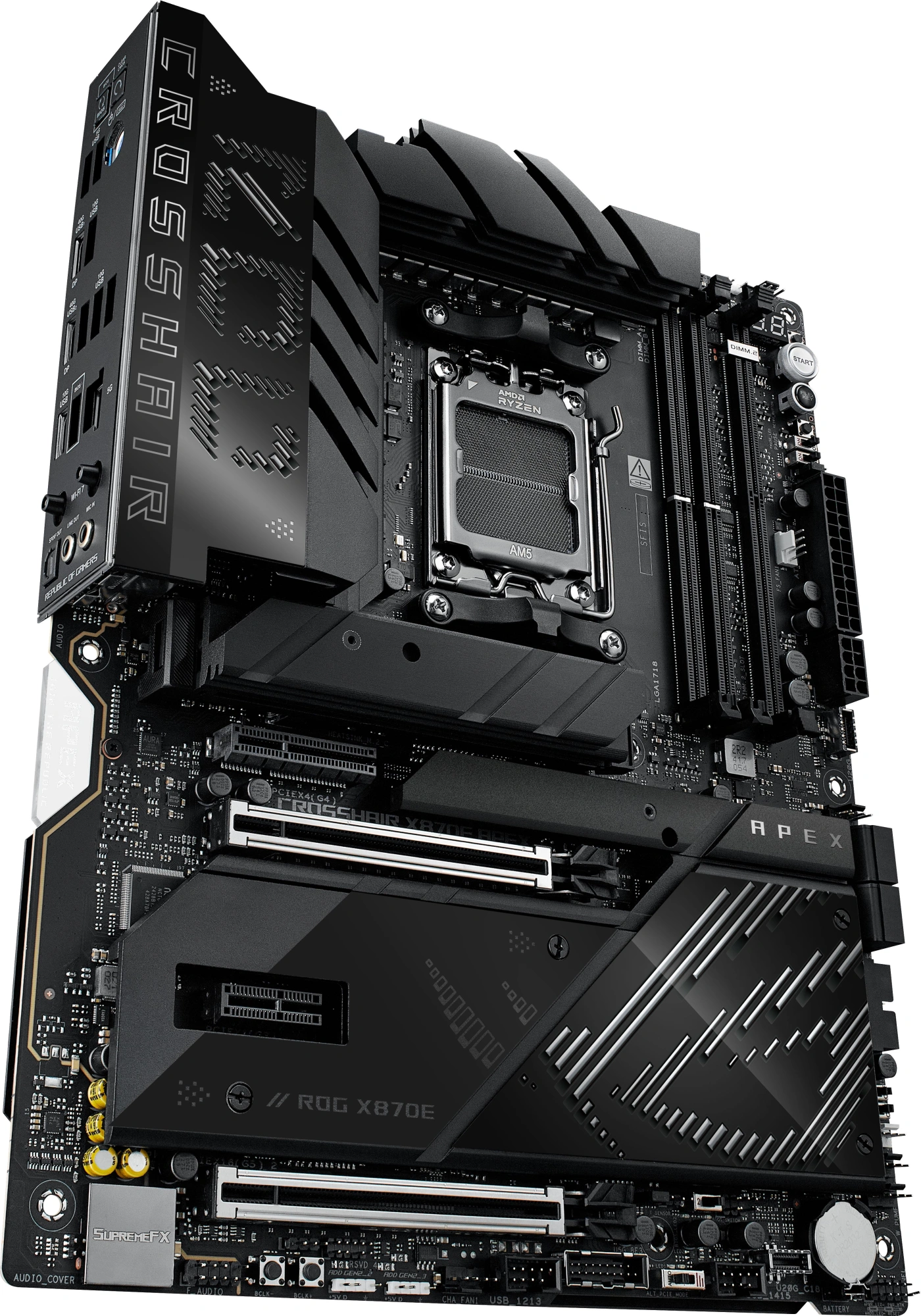 Материнская плата Asus ROG CROSSHAIR X870E APEX Socket AM5 AMD X870E 2xDDR5 ATX AC`97 8ch(7.1) 5Gigabit RAID