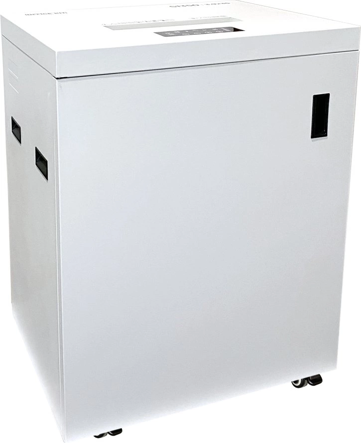 Шредер Office Kit S1650 3,9х35 белый (секр.P-4) фрагменты 35лист. 165лтр. скрепки скобы пл.карты CD