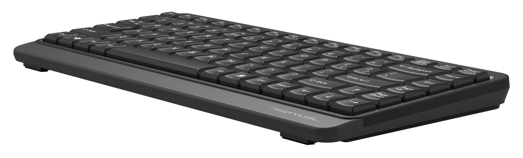 Клавиатура A4Tech FKS11 черный/серый USB (FKS11 GREY) кабель 1.5м