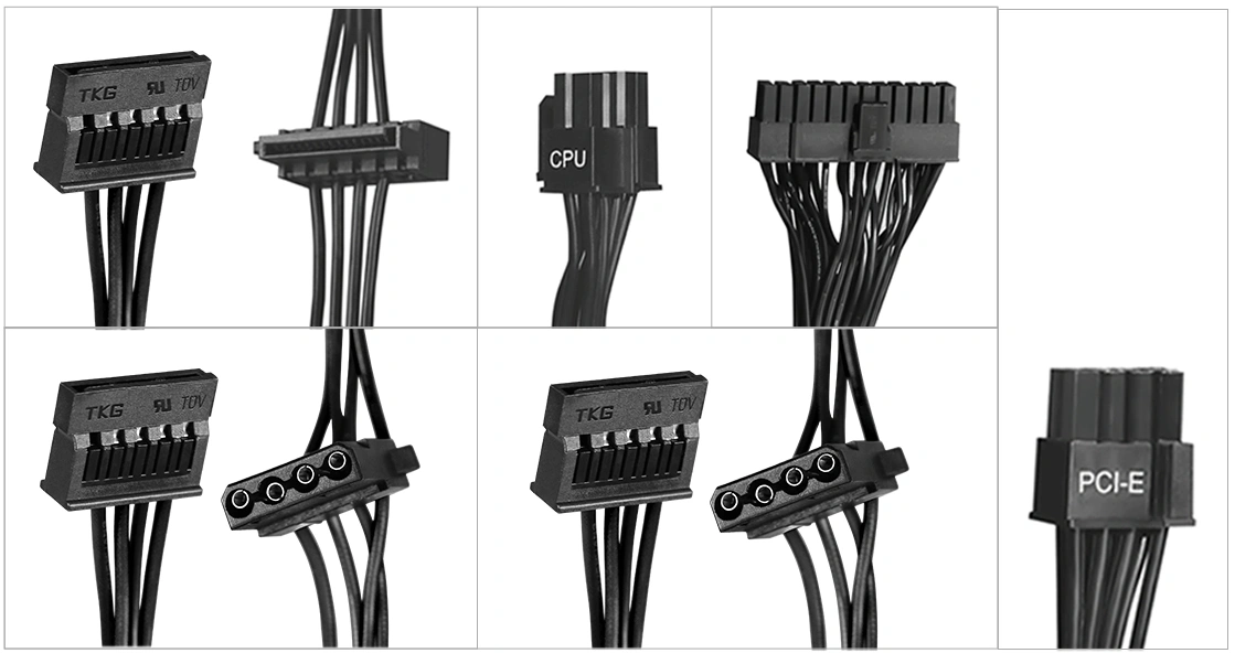 Блок питания KingPrice ATX 500W KPPSU500 (20+4pin) 120mm fan 4xSATA RTL