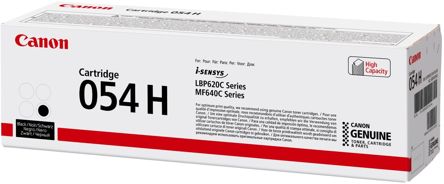 Картридж лазерный Canon 054HBK 3028C002 черный бар.в компл. (3100стр.) для Canon MF645Cx/MF643Cdw/MF641Cw/LBP623Cdw/621Cw