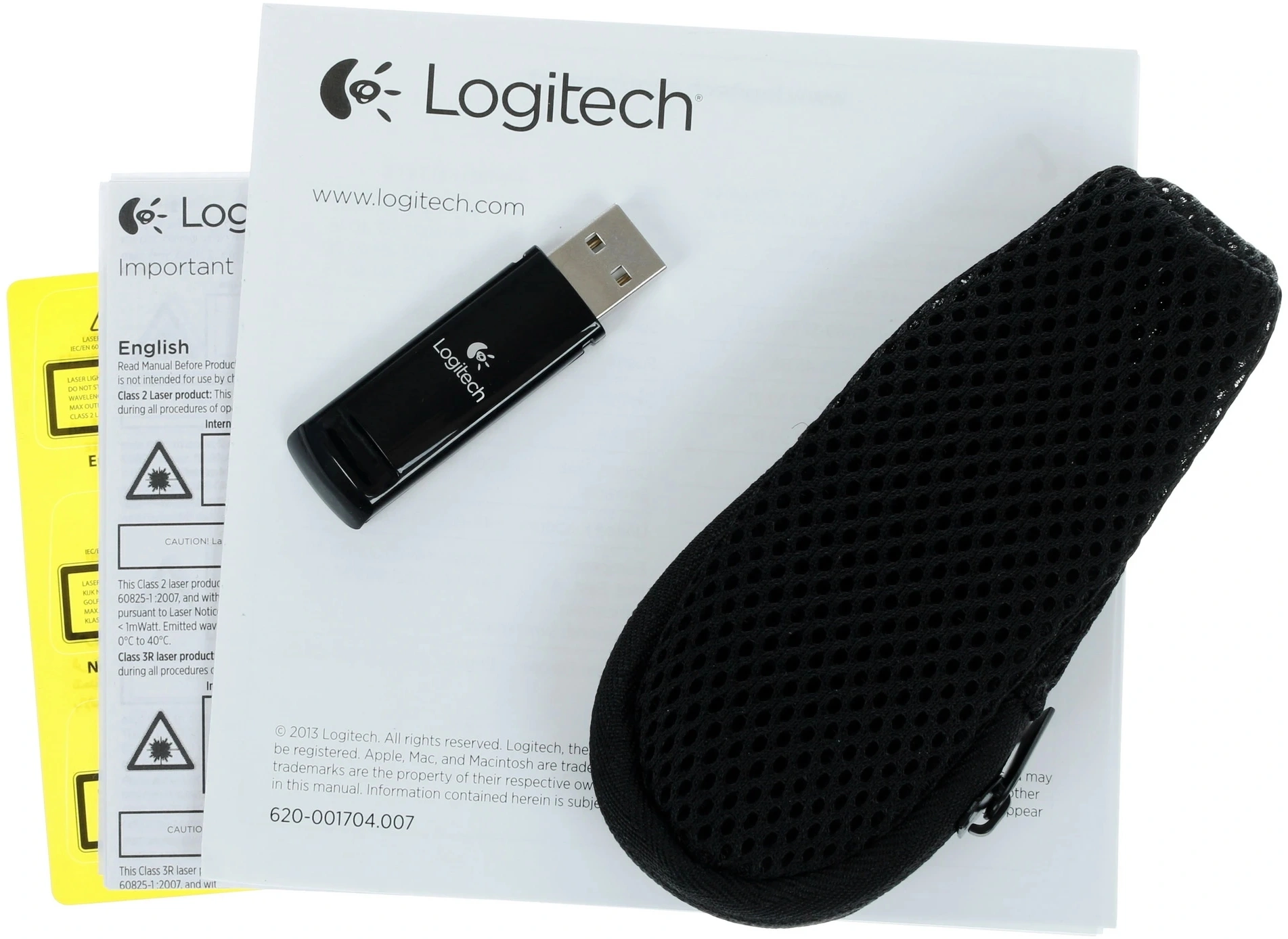 Презентер Logitech R400 Radio USB (15м) черный