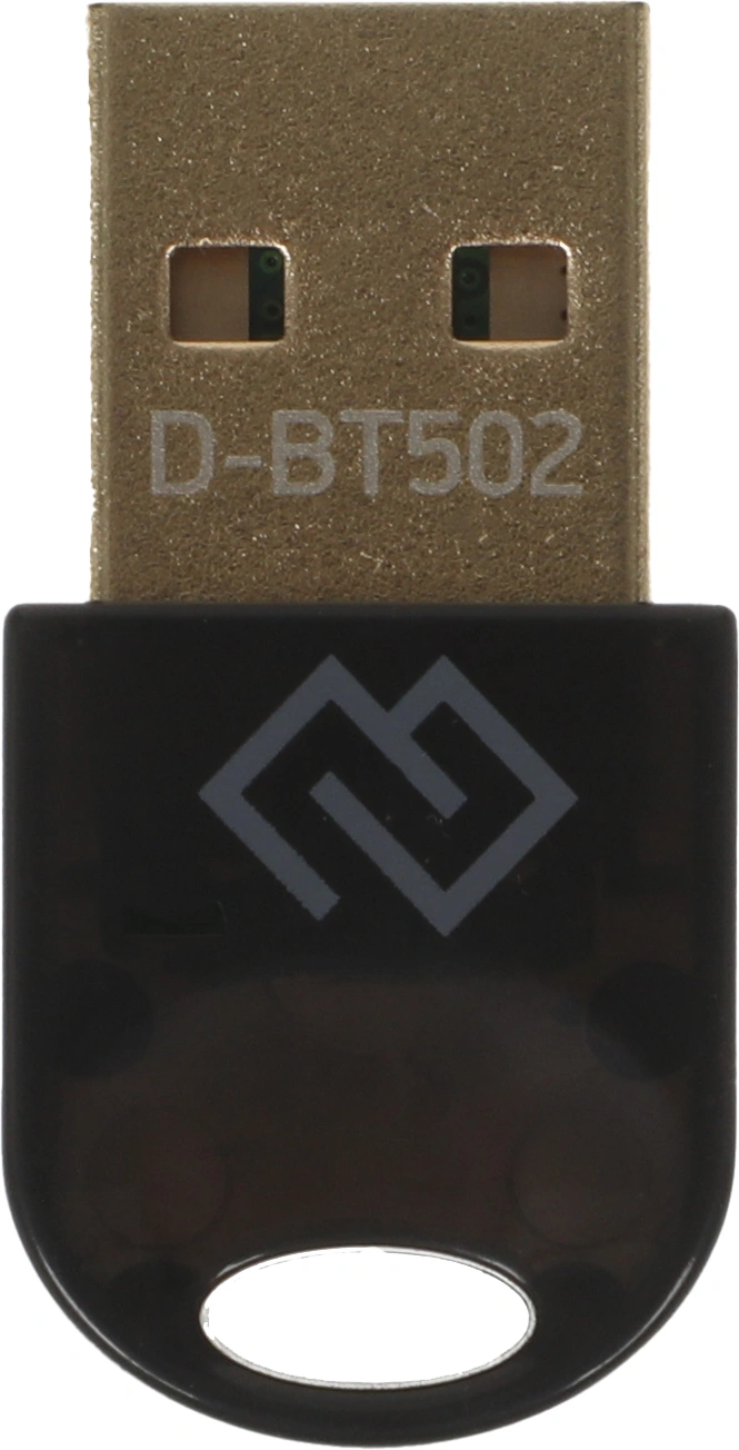 Адаптер USB Digma D-BT502 BT5.0+EDR class 1.5 20м черный