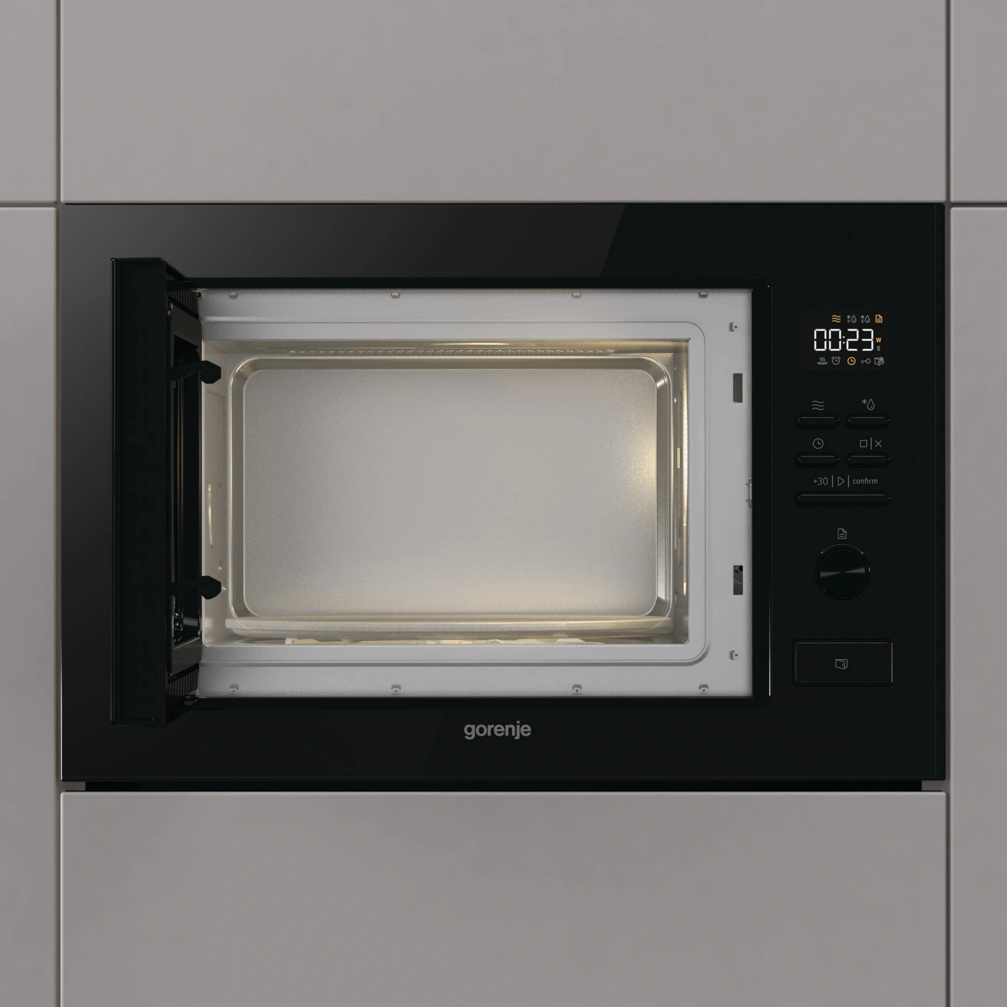 Микроволновая печь Gorenje BM251M2BG 25л. 900Вт черный (встраиваемая)