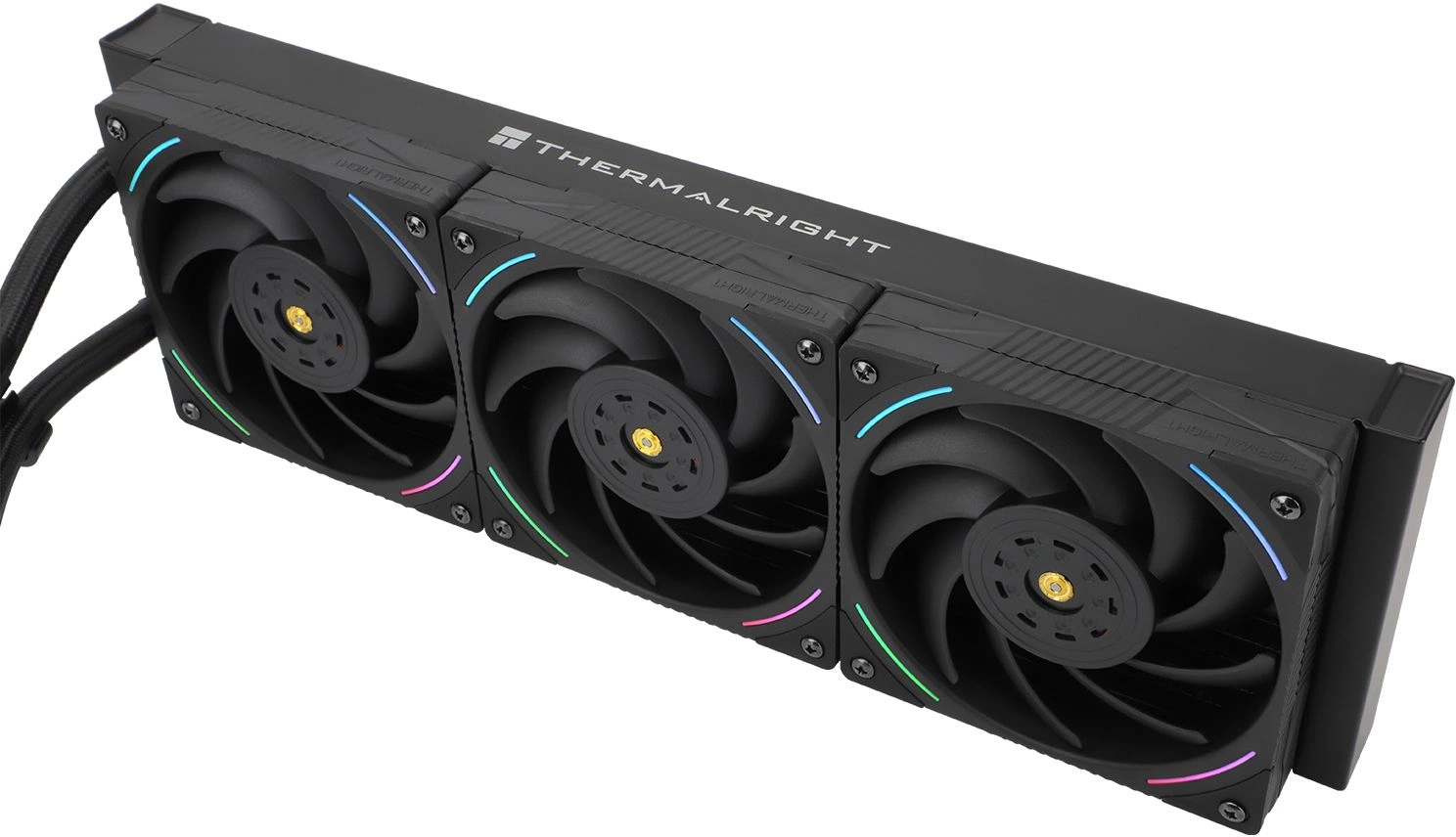 Система водяного охлаждения Thermalright Elite Vision 360 ARGB Soc-AM5/AM4/1200/1700/1851 черный 4-pin 27.7dB Al LCD Ret (E-VISION-360-BL-ARGB)