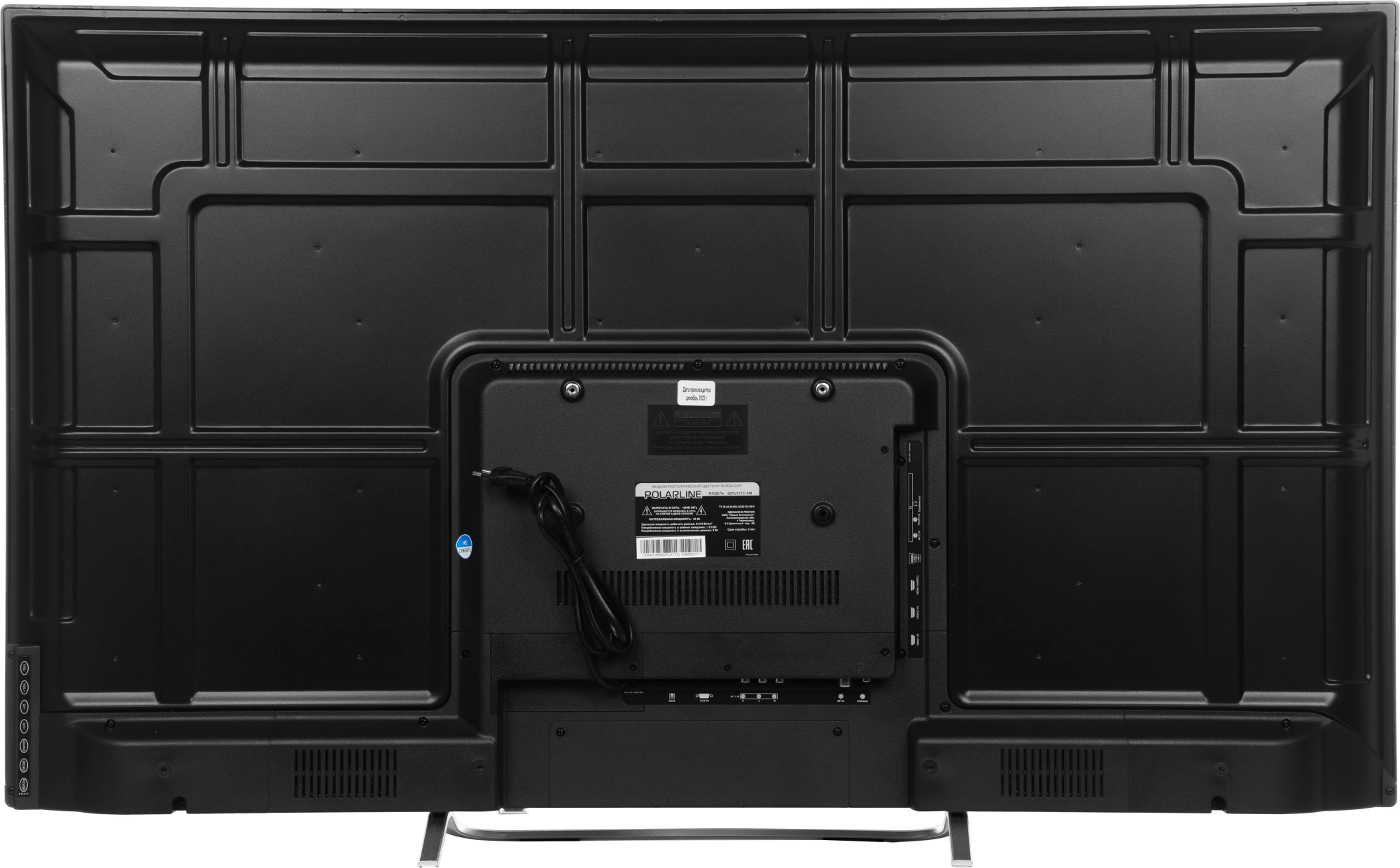 Телевизор LED PolarLine 50" 50PU11TC-SM черный 4K Ultra HD 60Hz DVB-T DVB-T2 DVB-C DVB-S2 USB WiFi Smart TV (RUS)
