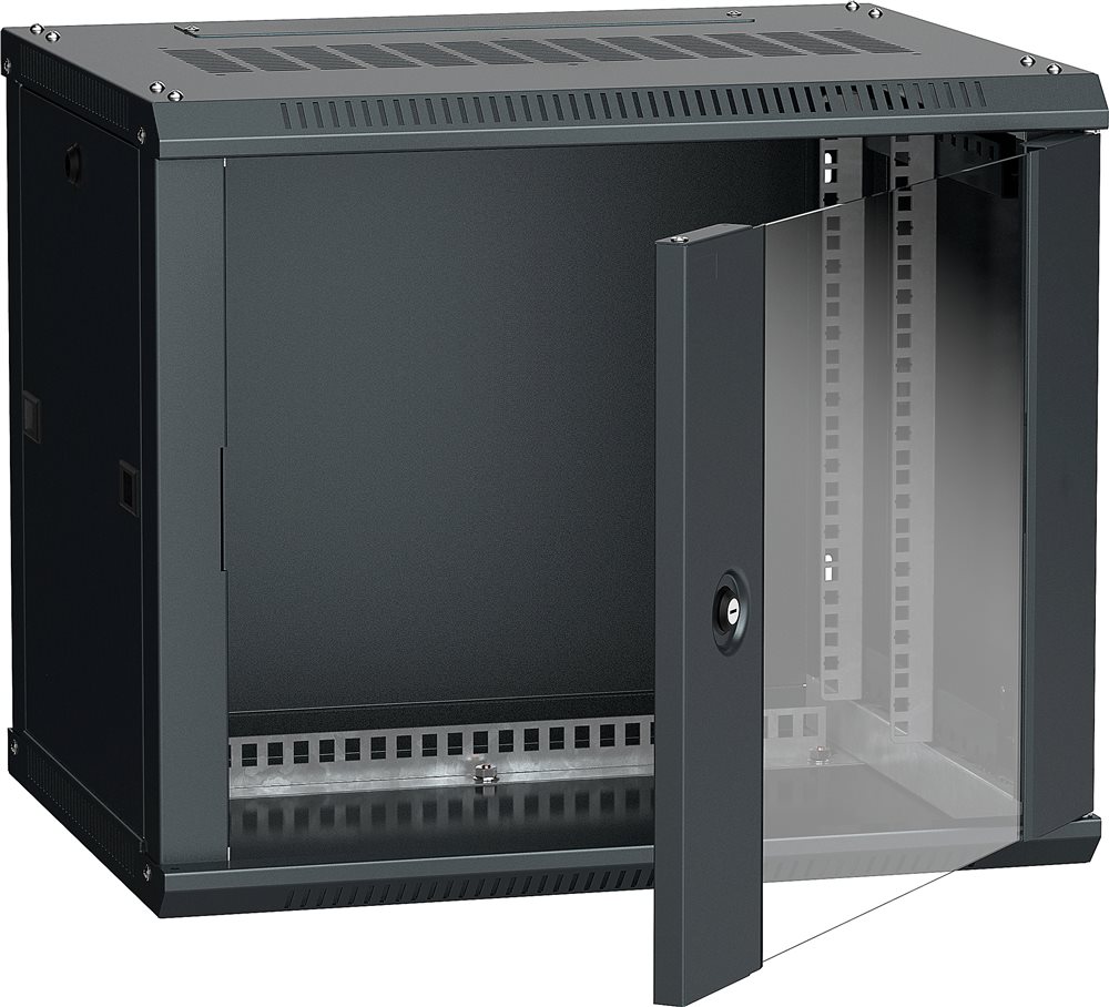LWR5-06U64-GF - ITK Шкаф LINEA W 6U 600x450 мм дверь стекло, RAL9005