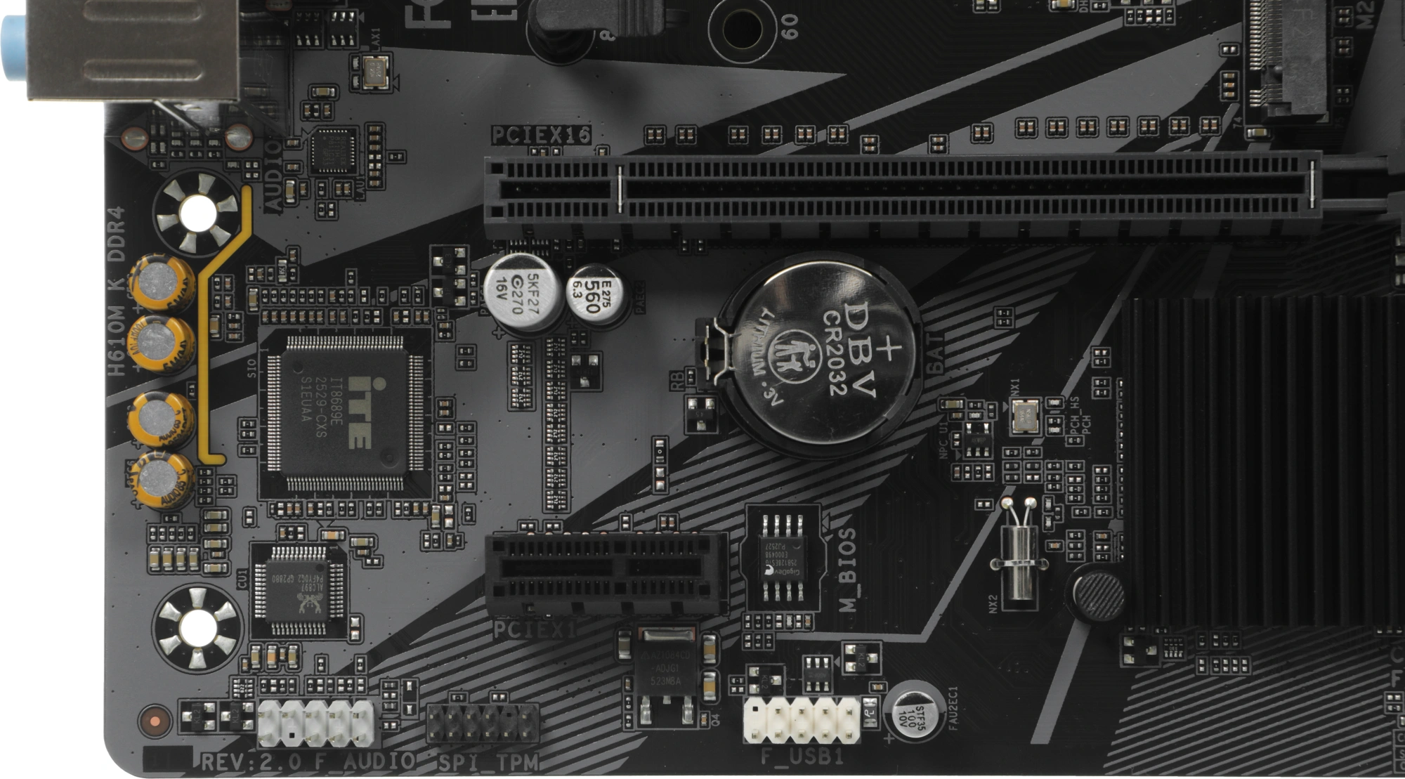 Материнская плата Gigabyte H610M K DDR4 Soc-1700 Intel H610 2xDDR4 mATX AC`97 8ch(7.1) GbLAN+HDMI