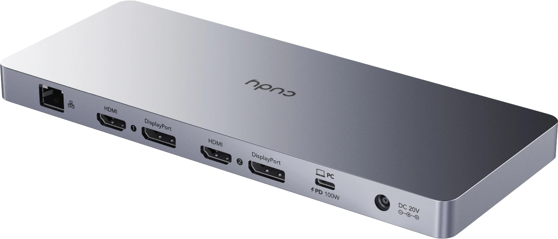 Разветвитель USB-C Cudy CS700 6порт. серебристый