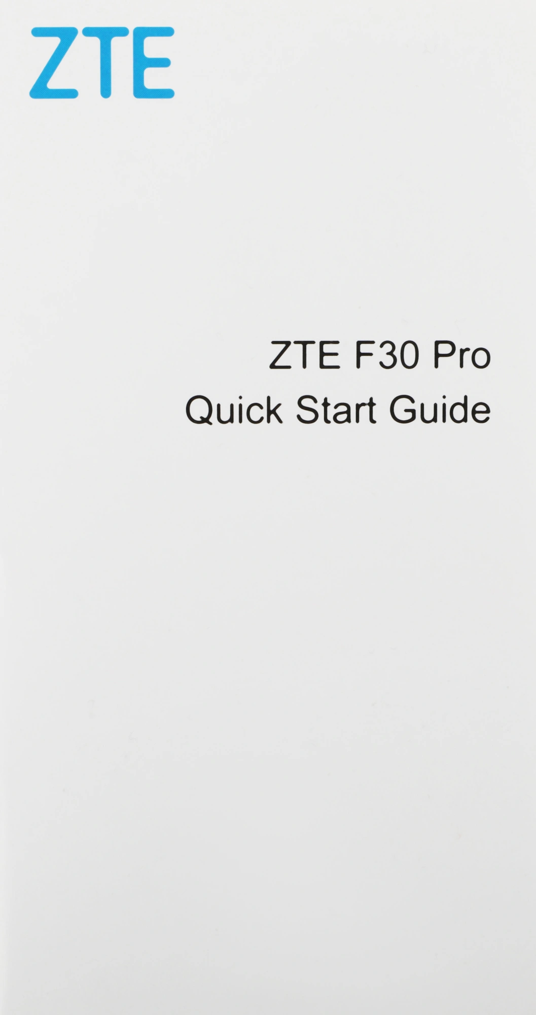 Модем 3G/4G ZTE F30Pro USB Wi-Fi VPN Firewall +Router внешний черный