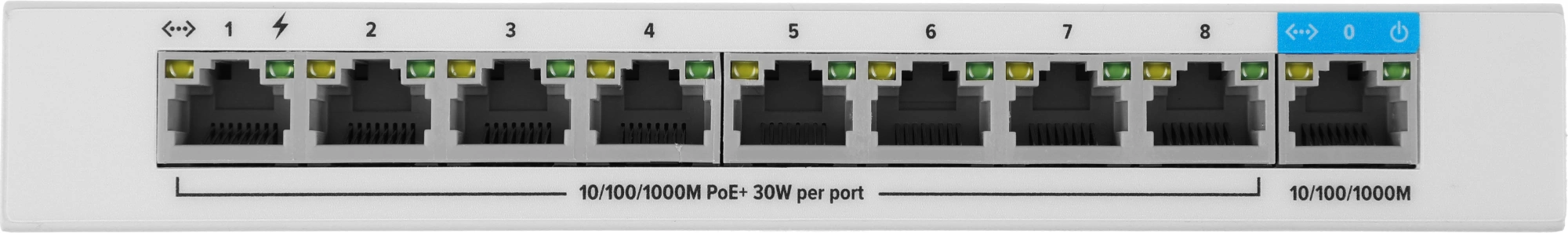 Коммутатор Keenetic KN-4710 (L2) 9x1Гбит/с 8PoE+ 120W неуправляемый