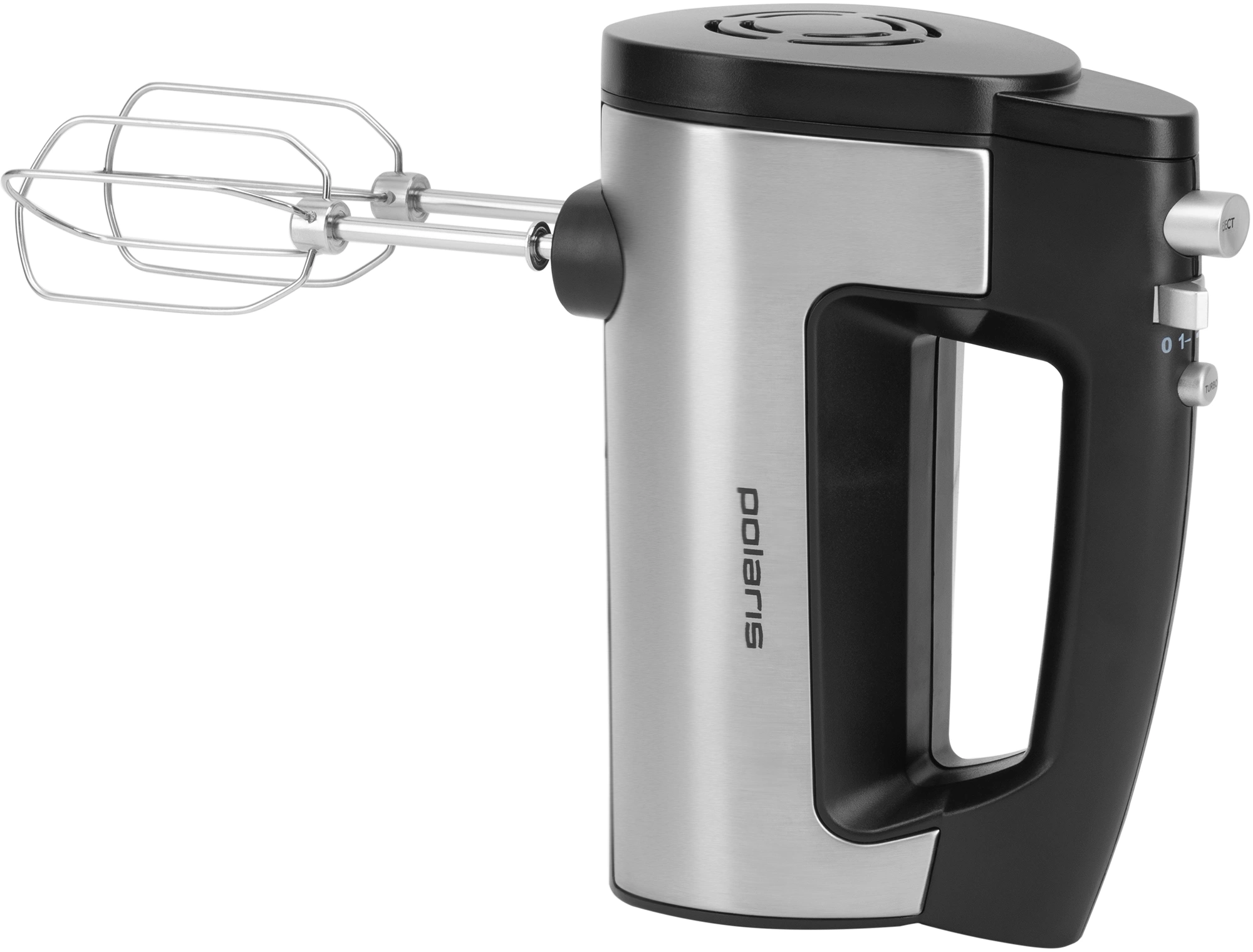 Миксер ручной Polaris PHM 5009A 500Вт черный/серебристый