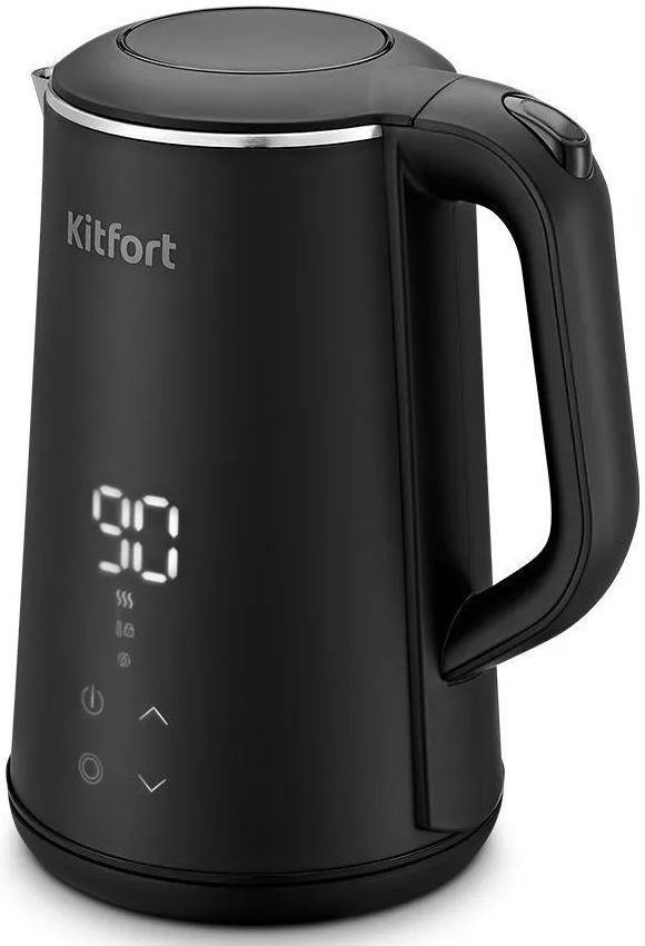 Чайник электрический Kitfort КТ-6188 1.6л. 1500Вт черный корпус: пластик