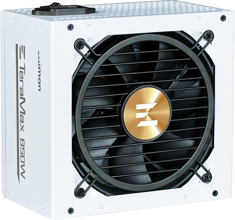 Блок питания Zalman ATX 850W ZM850-TMX2 Snow 80+ gold 24pin APFC 120mm fan 12xSATA Cab Manag RTL