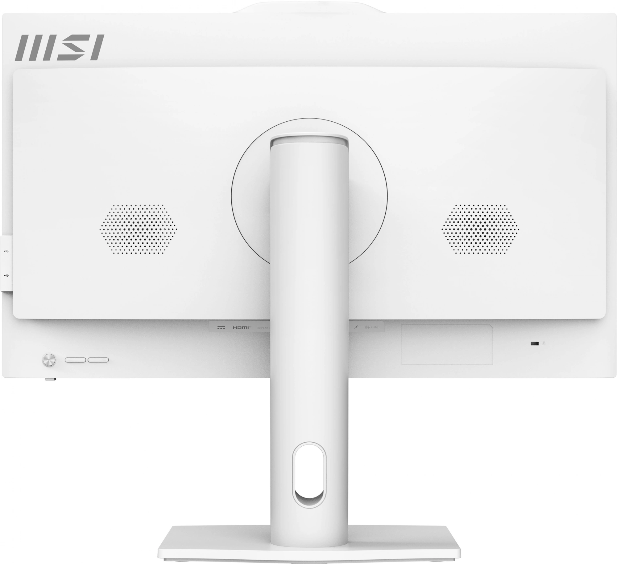 Моноблок MSI Pro AP242P 14M-669XRU 23.8" Full HD i3 14100 (3.5) 8Gb SSD512Gb UHDG 730 без ОС GbitEth WiFi BT 120W клавиатура мышь Cam белый 1920x1080