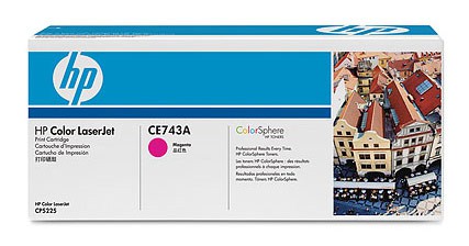 Картридж лазерный HP 307A CE743A пурпурный бар.в компл. (7300стр.) для HP CLJ CP5225