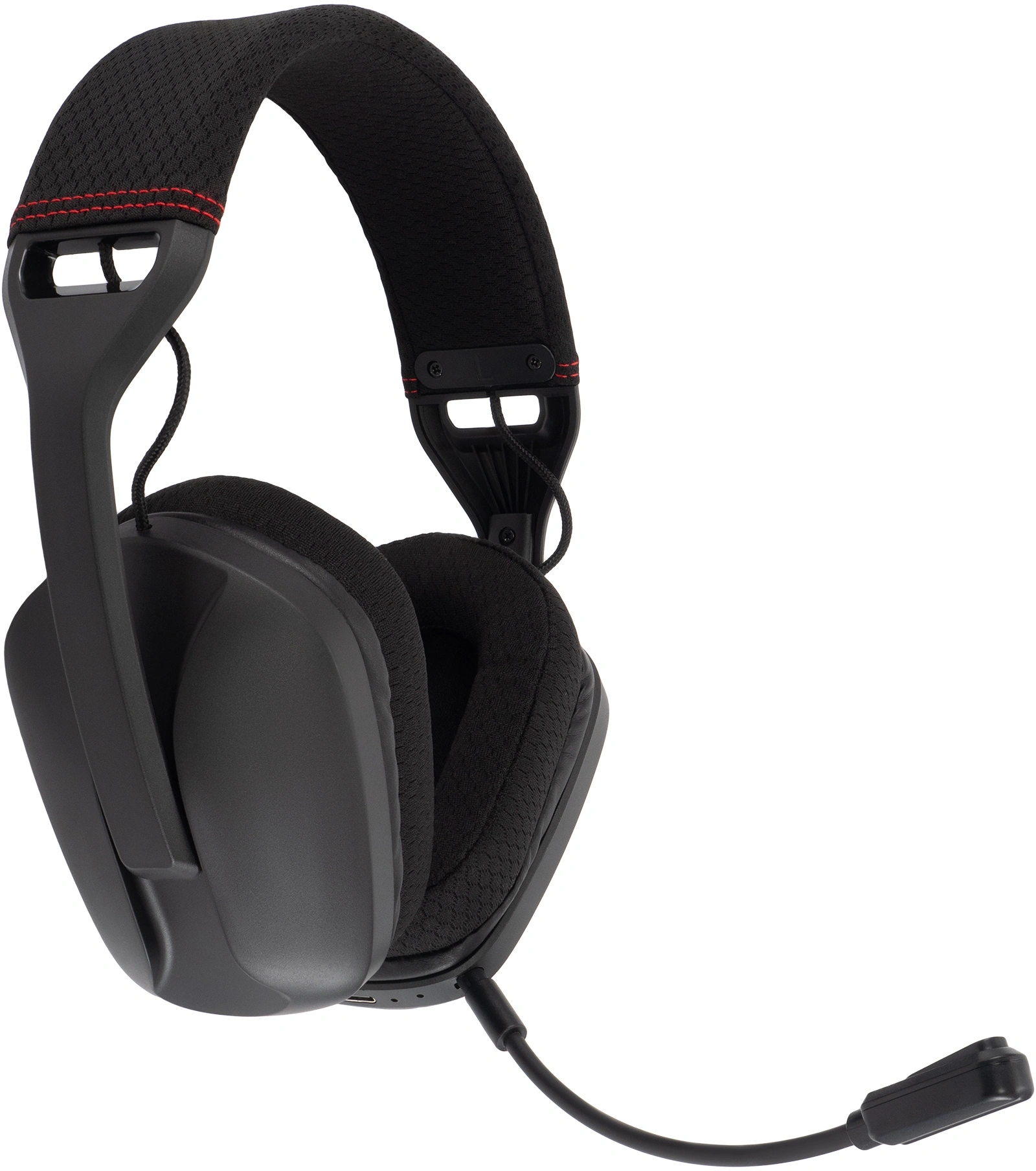 Наушники с микрофоном Оклик HS-L750G черный 1.5м накладные BT оголовье (2007557)