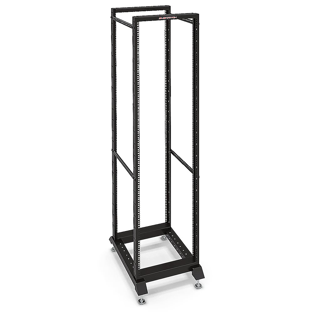 SYSMATRIX GR 6627.900 Открытая серверная стойка 27U 533x600x1262mm (ШхГхВ), двухрамная, цвет черный (RAL 9004)