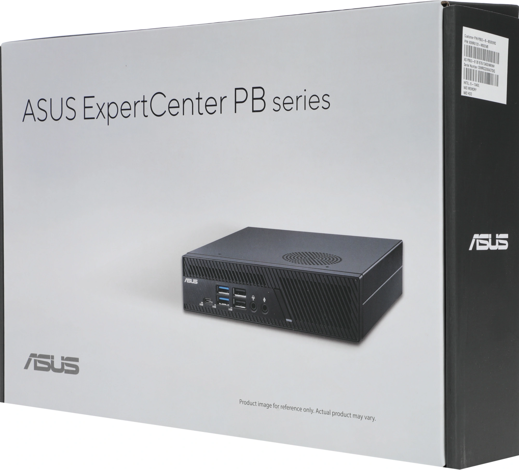 Неттоп Asus PB63-B-B5092MD i5 13400 (2.5) UHDG 730 без ОС GbitEth WiFi BT 150W черный (90MR0122-M002W0)