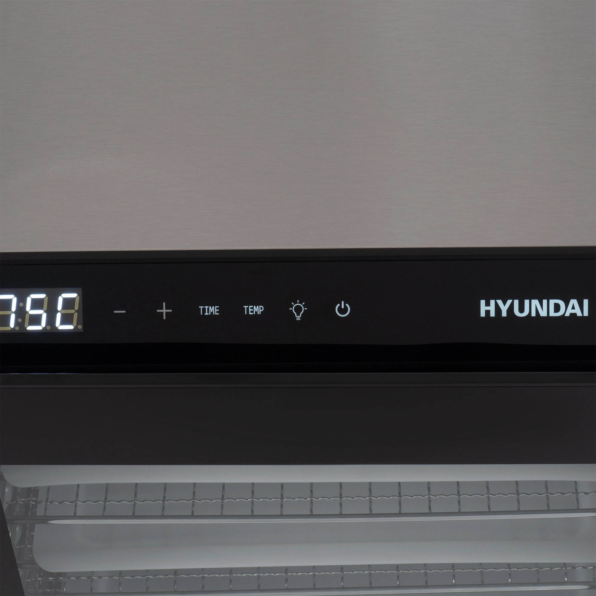 Сушка для фруктов и овощей Hyundai HYFD-8801 14под. 600Вт серебристый