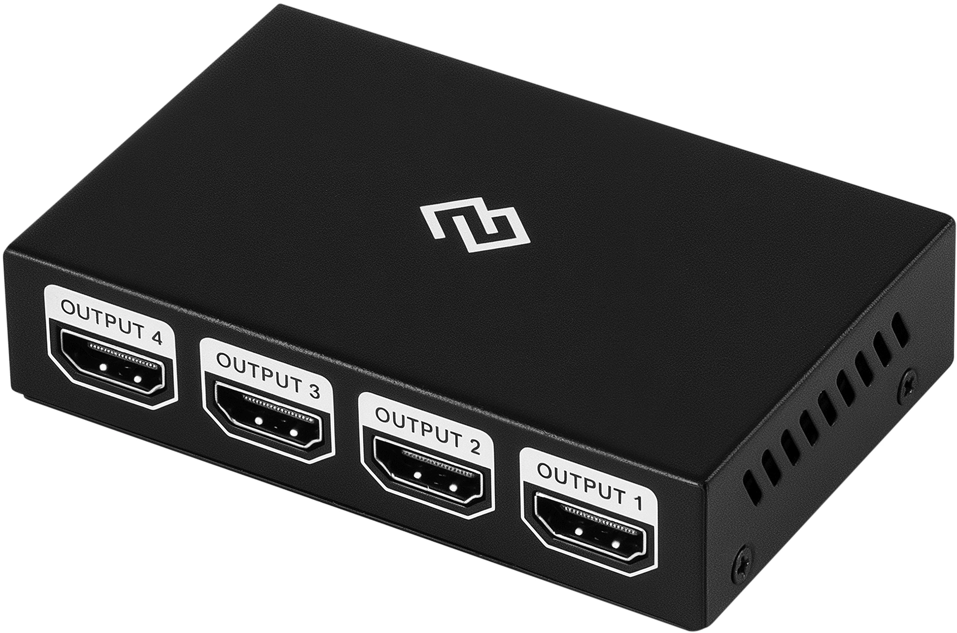 Сплиттер аудио-видео Digma DHSP-v1.4x4 HDMI (f)/4xHDMI (f) черный