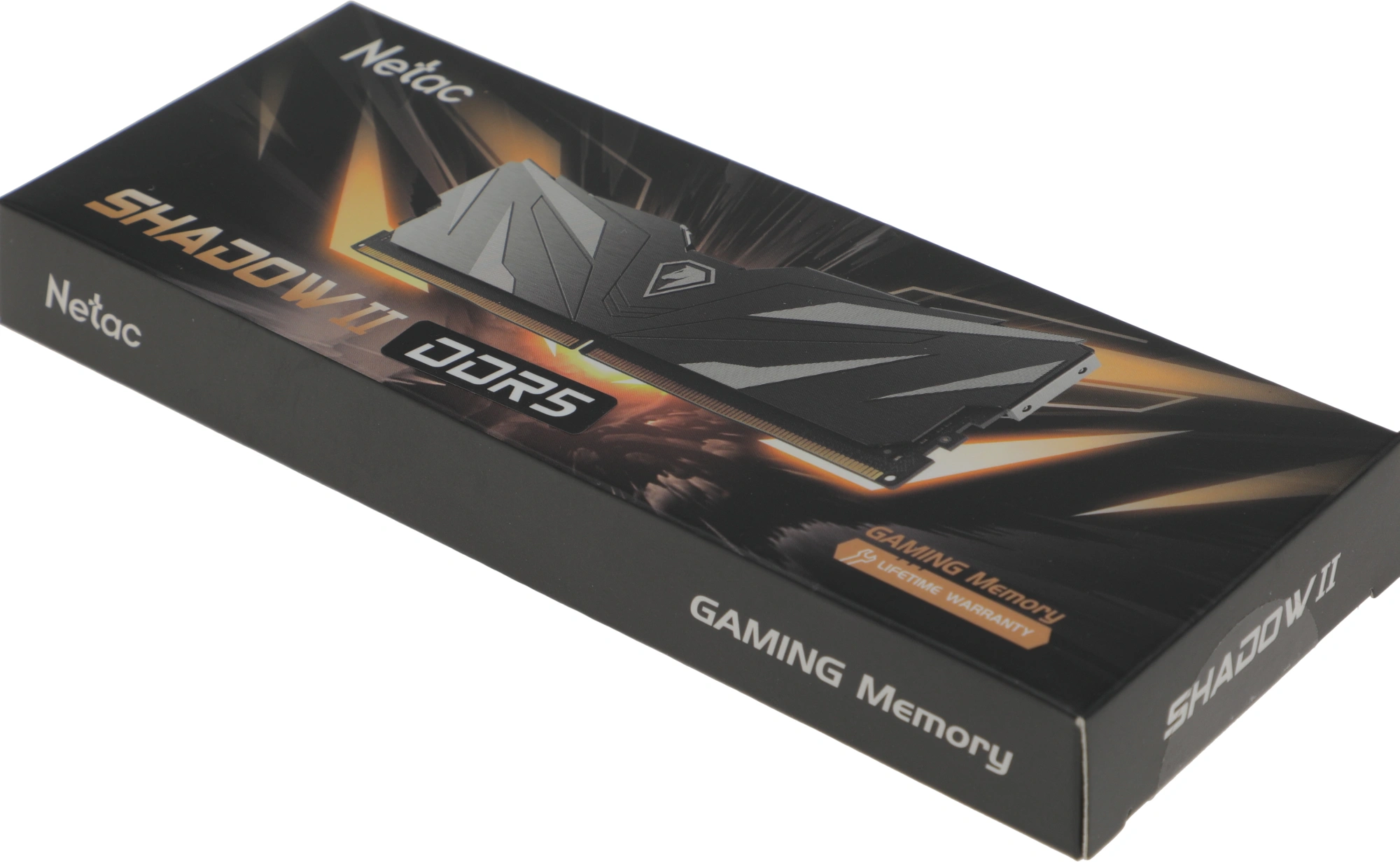 Память DDR5 16GB 4800MHz Netac NTSWD5P48SP-16K Shadow II RTL Gaming PC5-38400 CL40 DIMM 288-pin 1.1В Intel с радиатором Ret