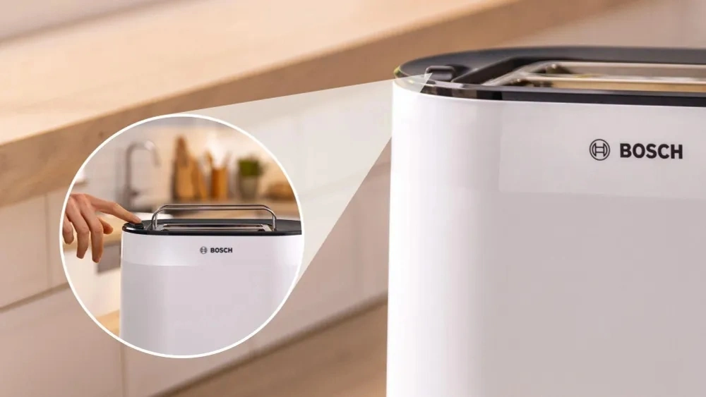 Тостер Bosch TAT2M121 950Вт белый