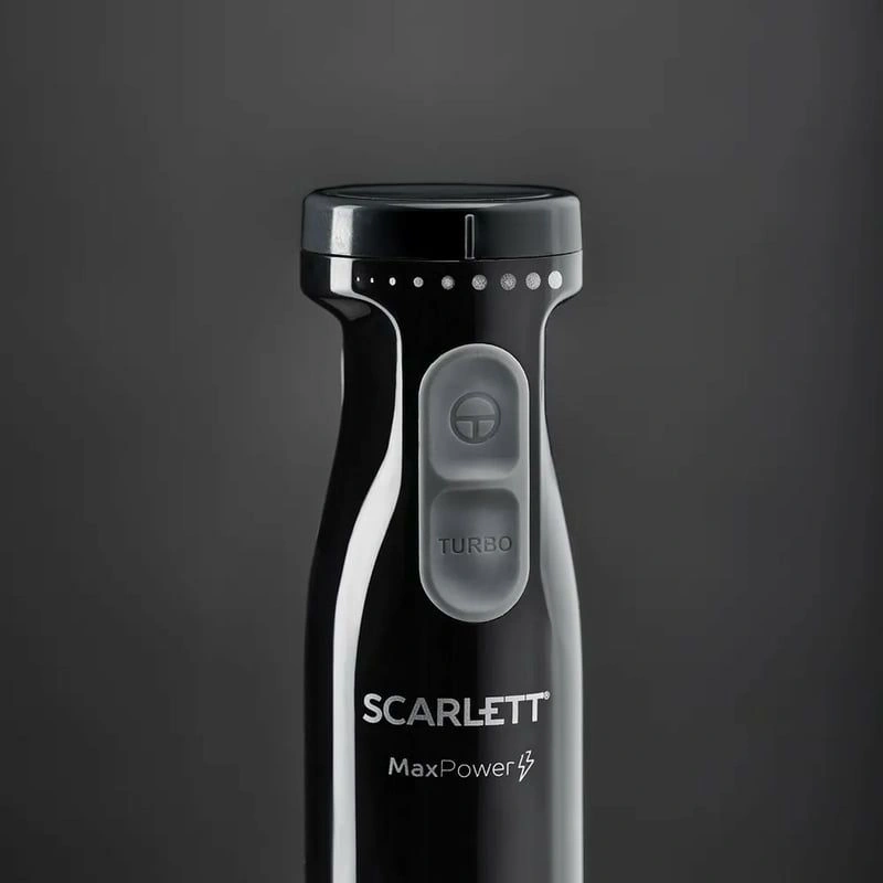 Блендер погружной Scarlett SC-HB42M47 1500Вт черный/серебристый