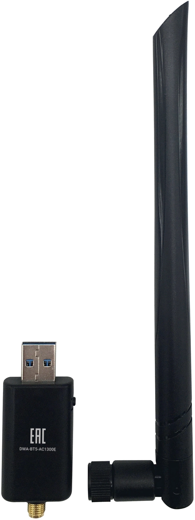 Сетевой адаптер Wi-Fi + Bluetooth Digma DWA-BT5-AC1300E AC1300 USB 3.0 (ант.внеш.съем) 1ант.