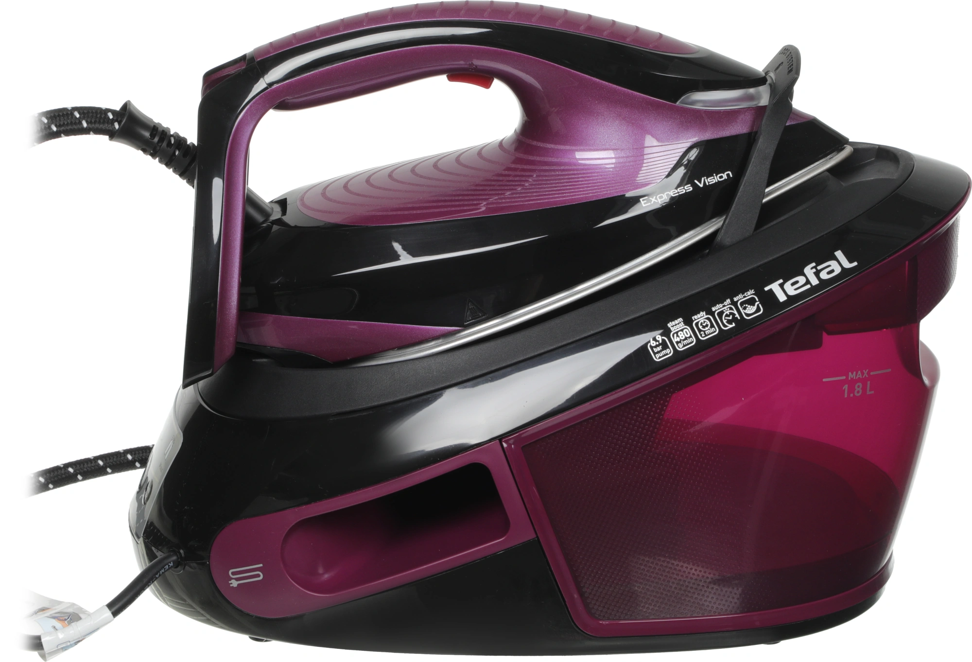 Парогенератор Tefal Express Vision SV8152E0 2800Вт фиолетовый/черный