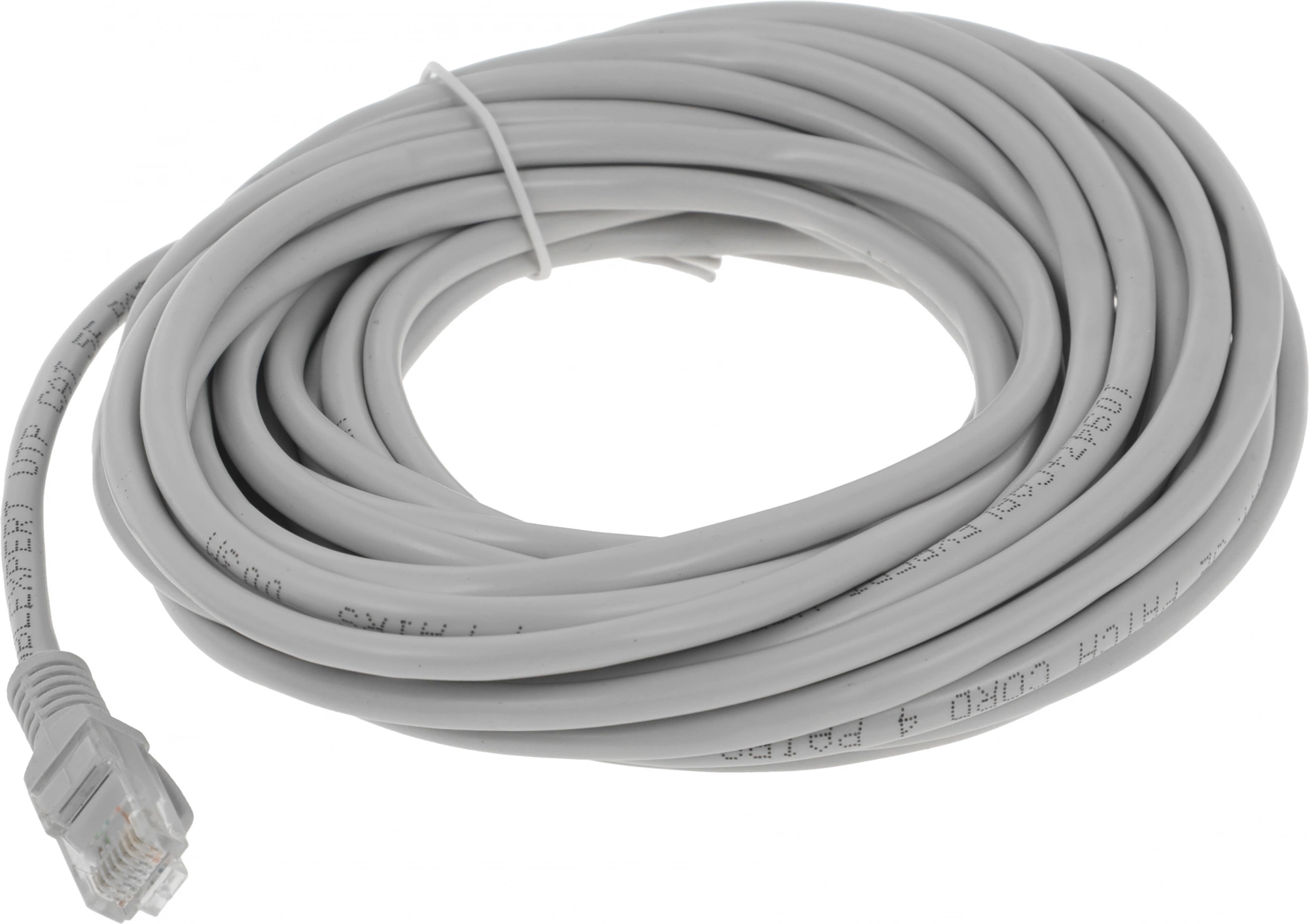 Патч-корд Premier PP12-7.5M 1000Гбит/с UTP 4 пары cat.5E CCA molded 7.5м серый RJ-45 (m)-RJ-45 (m)