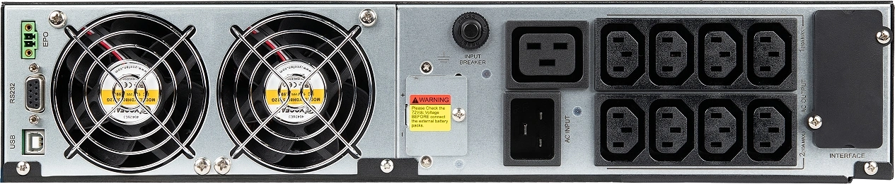 Источник бесперебойного питания Smartwatt IEC 3kVA 3000Вт 3000ВА черный