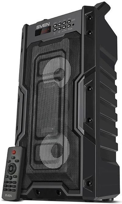 Колонка порт. Sven PS-435 черный 20W 2.0 BT/3.5Jack/USB 10м 2000mAh (SV-019075)