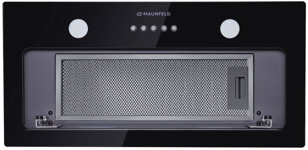 Вытяжка встраиваемая Maunfeld Trapeze 601GG черный управление: кнопочное (1 мотор)