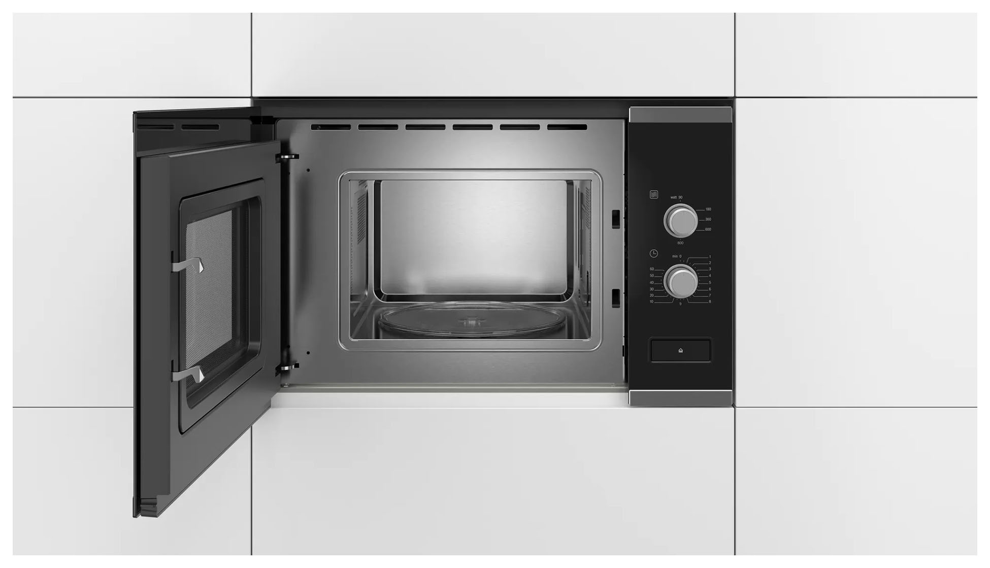 Микроволновая печь Bosch BFL520MS0 20л. 800Вт черный (встраиваемая)