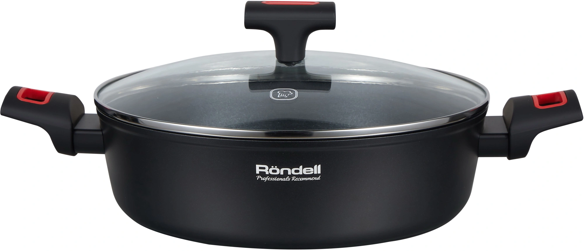 Сотейник Rondell Urban Pro RDA-1988 d=26см (с крышкой) черный