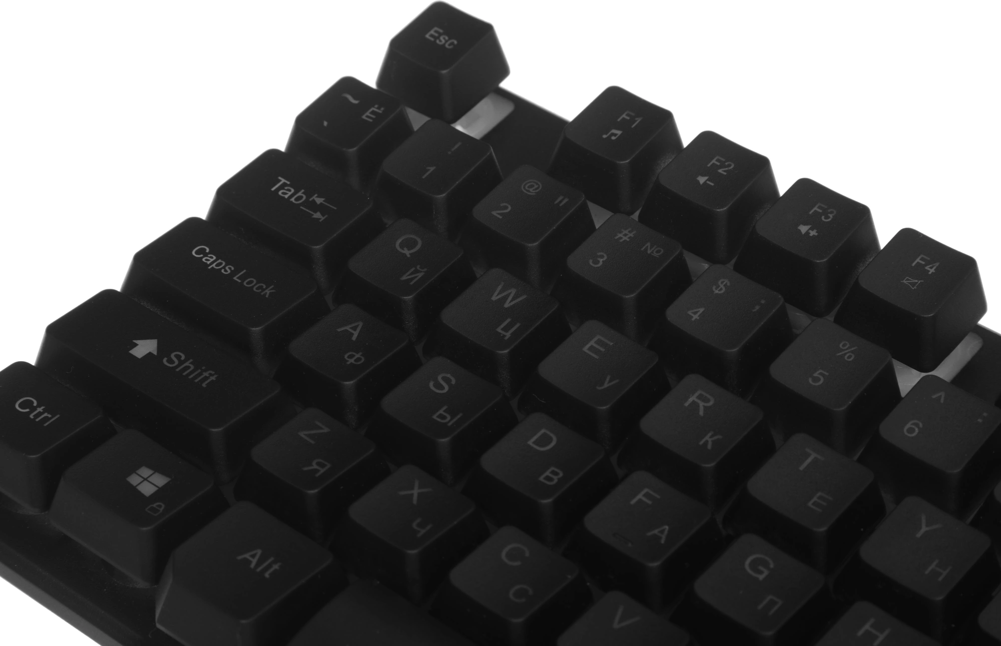 Клавиатура Оклик 780G SLAYER черный USB for gamer LED